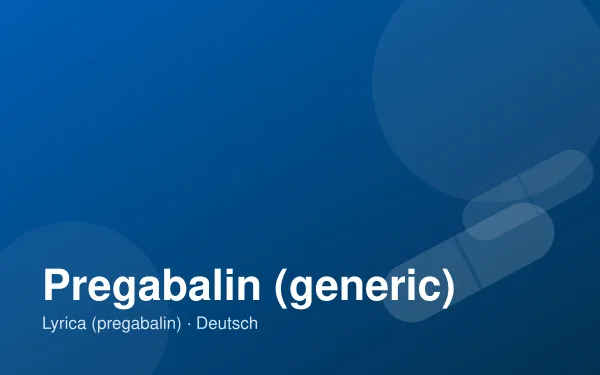 Lyrica Kapseln mit dem Wirkstoff Pregabalin