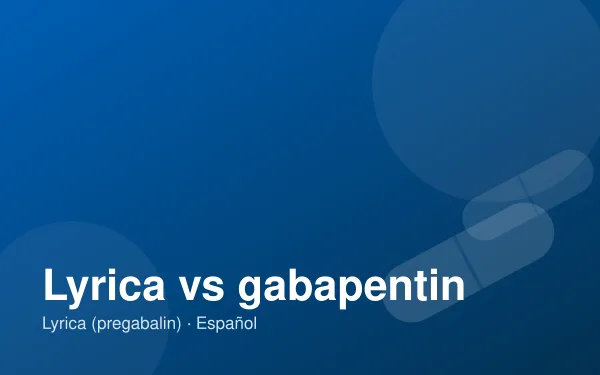 Cápsulas que comparan Lyrica (pregabalina) y la gabapentina